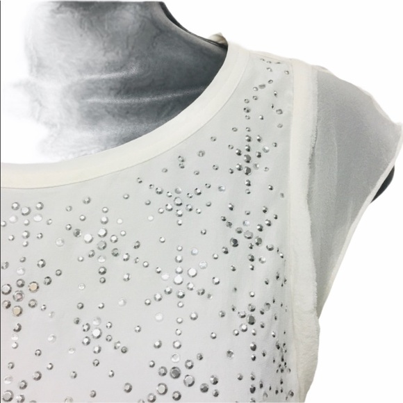 𝅺REBECCA Taylor Silk Top/ Size 10 - Picture 2 of 7